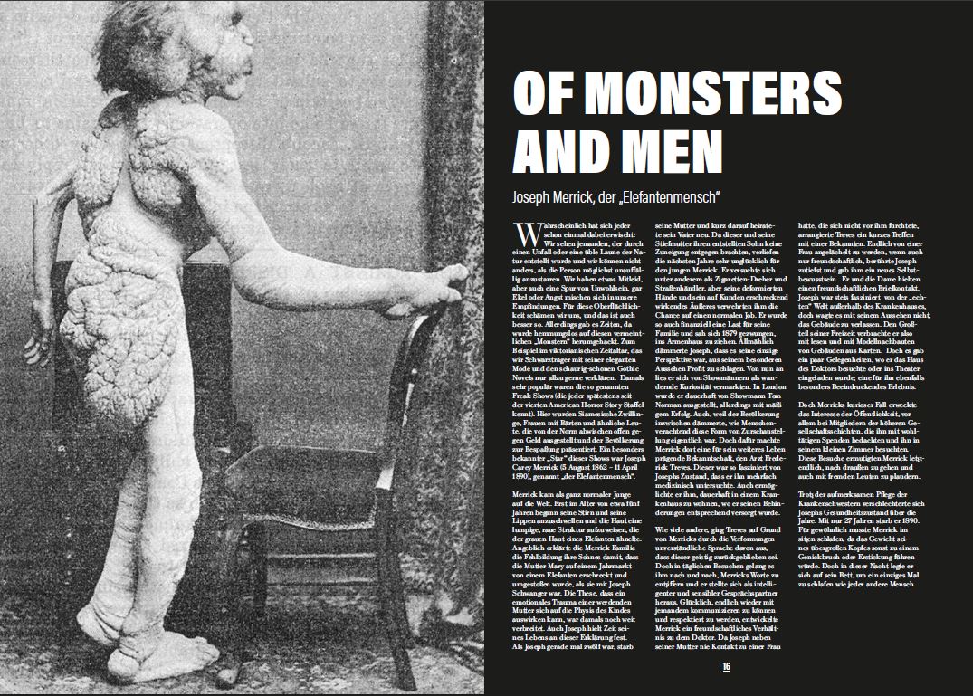 Seite aus Gothic Magazin