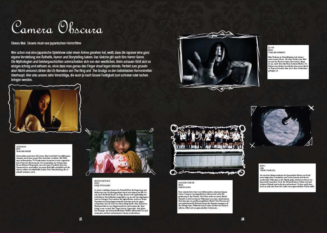 Seite aus Gothic Magazin